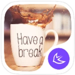 have a break theme android application logo